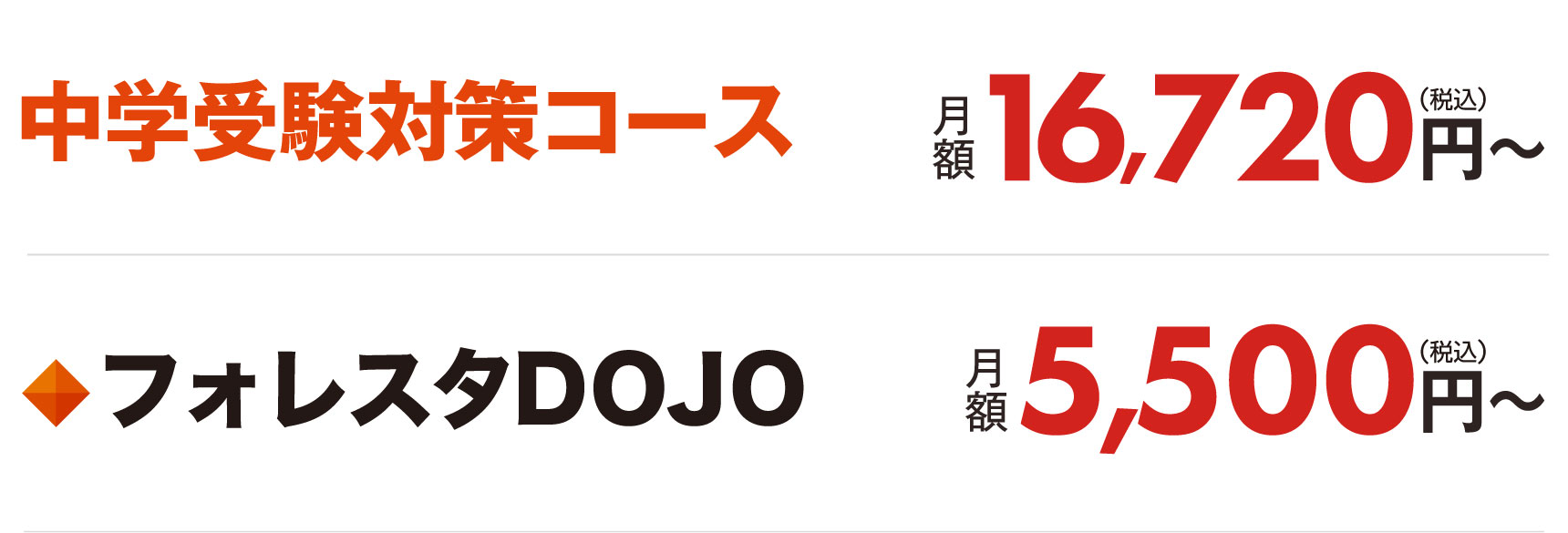 中学受験対策コース フォレスタDOJO